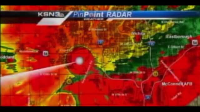 News video: RAW: TV Staff Take Cover From Tornado