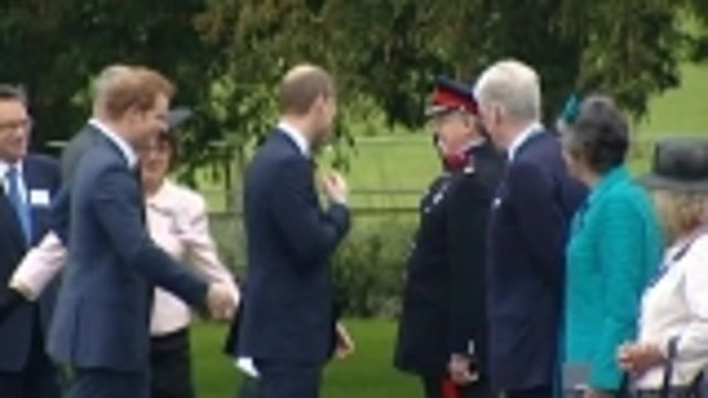News video: Britain's Princes William and Harry open care centre for soldiers